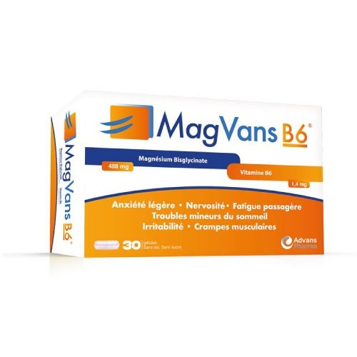 ADVANS PHARMA MagVans B6, 30 GELULES