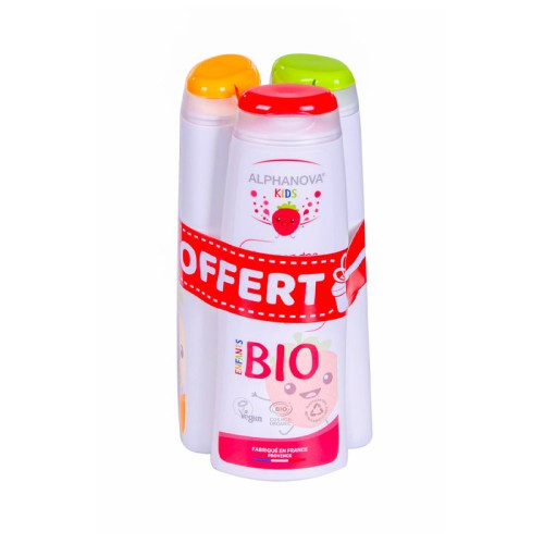 TRIO ALPHANOVA KIDS VA PRENDRE TA DOUCHE GEL...