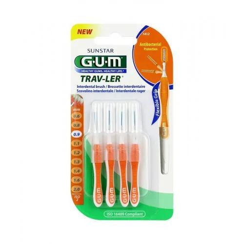 GUM Brossettes Traveler ultrafine cylindrique,...