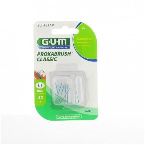 GUM BROSSETTES ULTRA FINE CONIQUE ,BOITE DE 8...