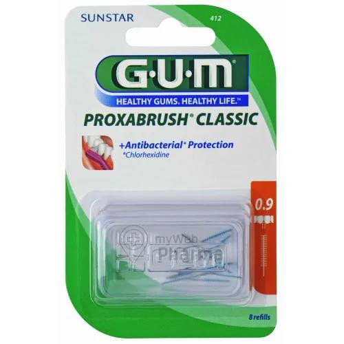 GUM brossettes ultra fine cylindrique, boite de...