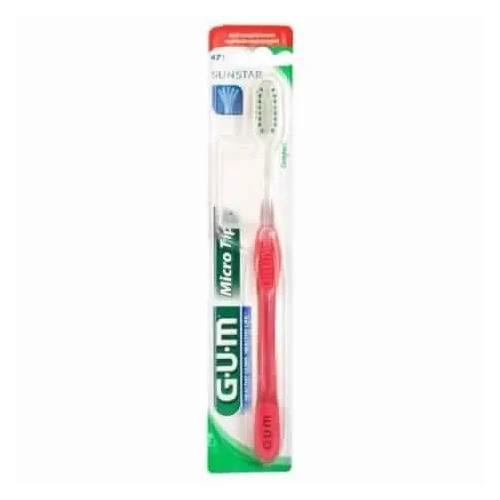GUM Brosse à dents MicroTip souple compacte (471)