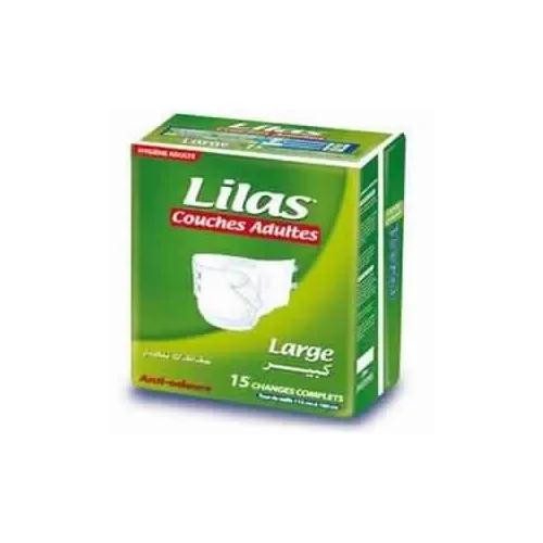 LILAS COUCHES ADULTES CONFORT PROTECT LARGE 15...