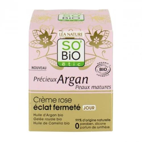 SO'BIO PRECIEUX ARGAN PEAUX MATURES CREME ROSE...
