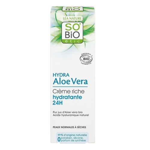 SO'BIO HYDRA ALOE VERA CREME RICHE HYDRATANTE...