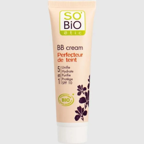SO’BIO BB CREAM PERFECTEUR 5EN1 DE TEINT 01, 30ML