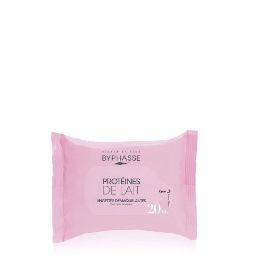 BYPHASSE LINGETTES DEMAQUILLANTES PROTEINES DE...