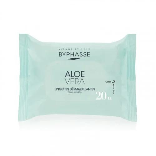 BYPHASSE LINGETTES DEMAQUILLANTES ALOE VERA 20...
