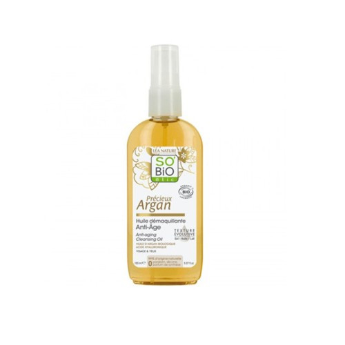 SO'BIO PRECIEUX ARGAN HUILE DEMAQUILLANTE...