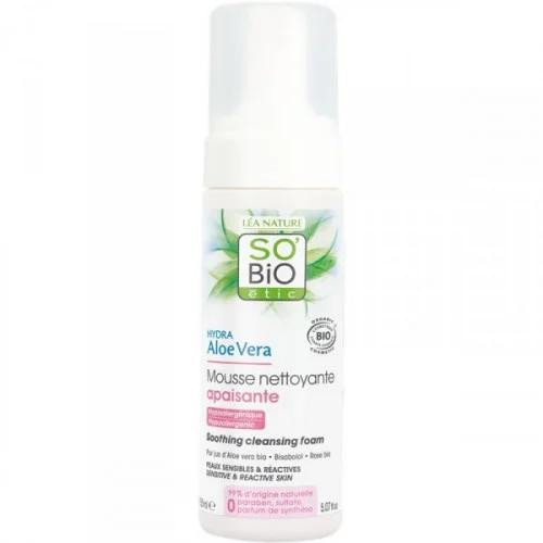 SO'BiO MOUSSE NETTOYANTE APAISANTE ALOE VERA