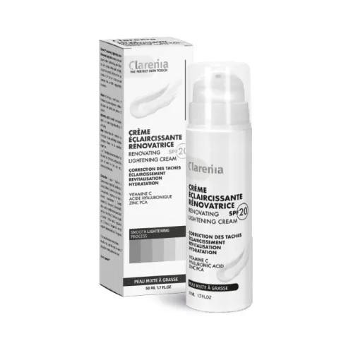 CLARENIA CREME ECLAIRCISSANTE RENOVATRICE SPF20...
