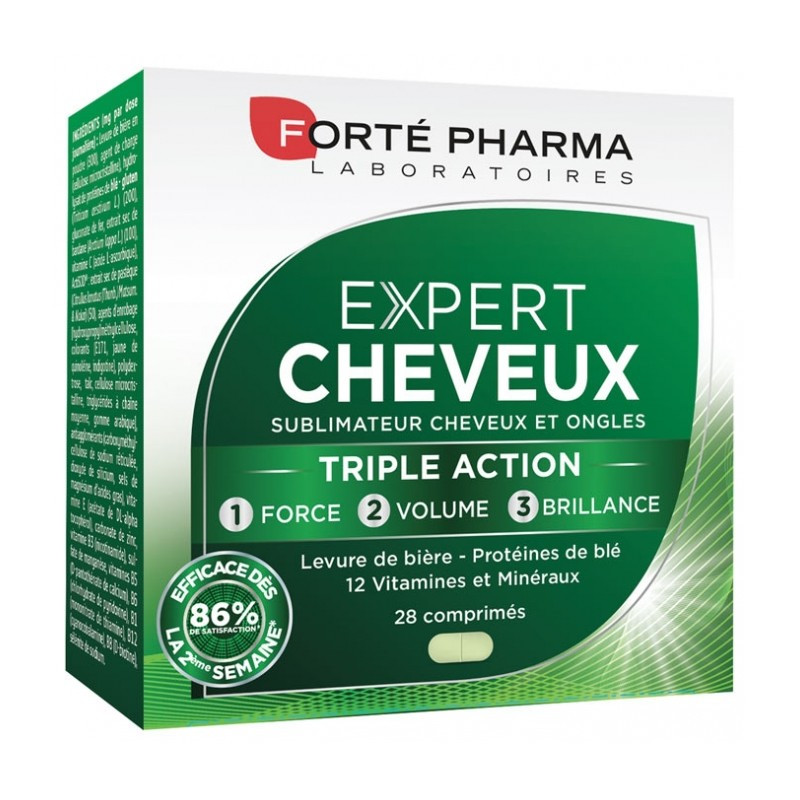 FORTE PHARMA EXPERT CHEVEUX, 28 COMPRIMES