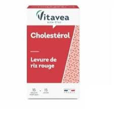 VITAVEA CHOLEST CONTROL LEVURE DE RIZ ROUGE 15 GELULES