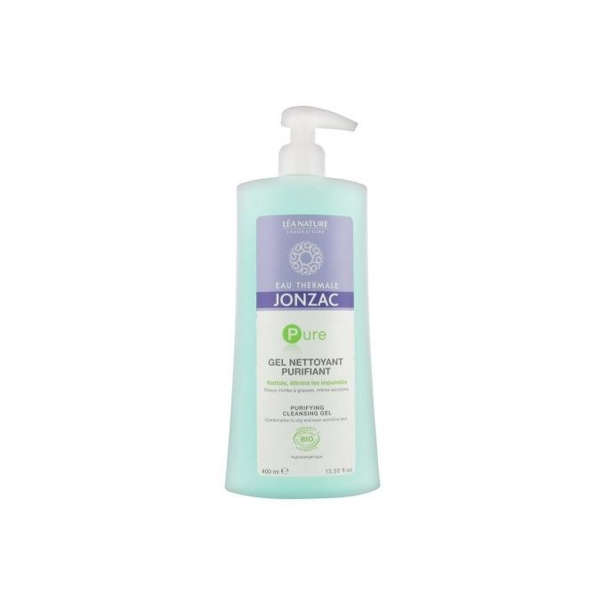 JONZAC PURE GEL NETTOYANT PURIFIANT, 400ml