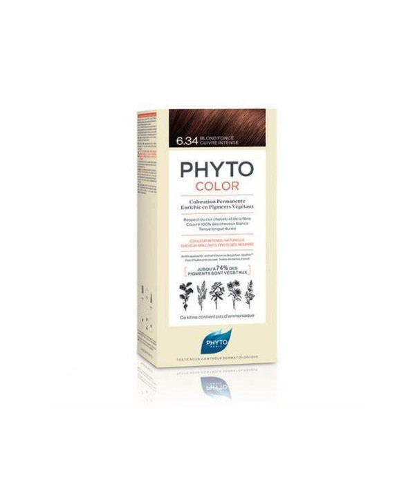 PHYTO PHYTOCOLOR 6.34 BLOND FONCE CUIVRE INTENSE