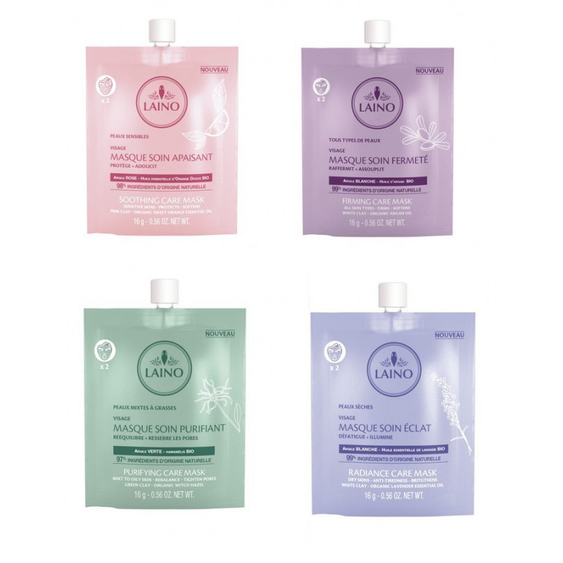LAINO 3 MASQUES+MASQUE APAISANT (OFFERT)