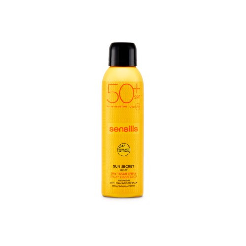 SENSILIS SUN SECRET BODY SPRAY TOUCHER SEC SPF50+ 200ML