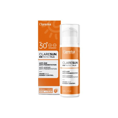 CLARENIA CLARESUN ÉCRAN ANTI AGE ANTI PIGMENTATION SPF50+ 50ML