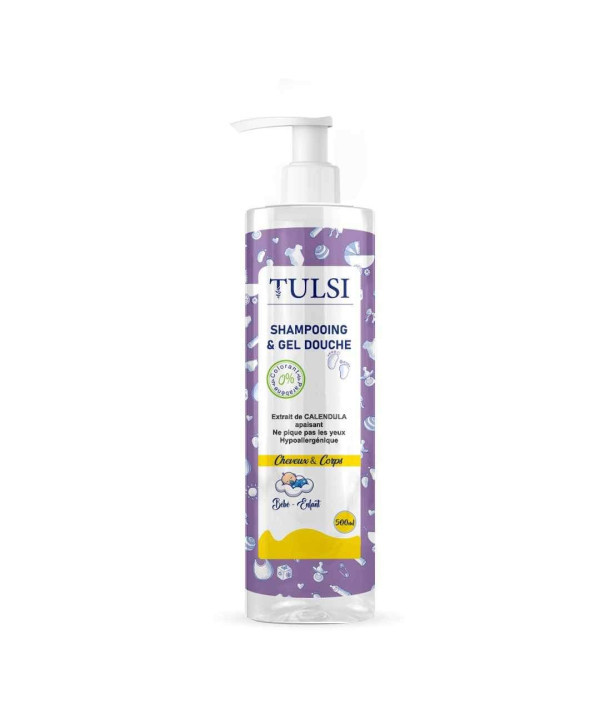 TULSI BÉBÉ SHAMPOOING ET GEL DOUCHE 250 ML