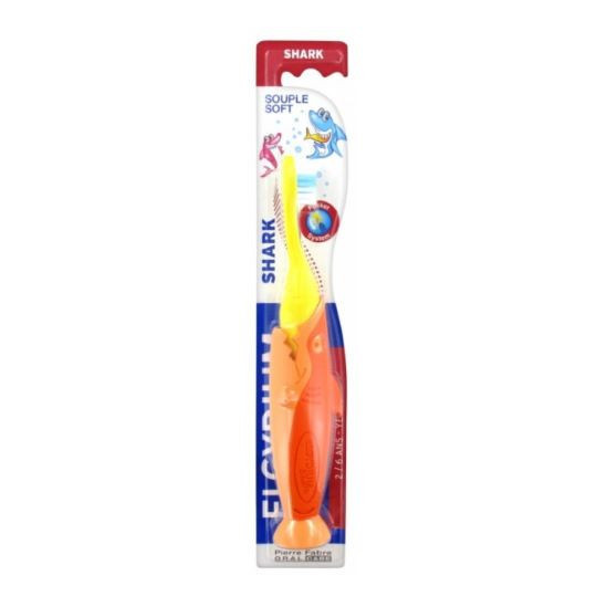 ELGYDIUM Kids Shark 2/6 ans - brosse à dents enfant