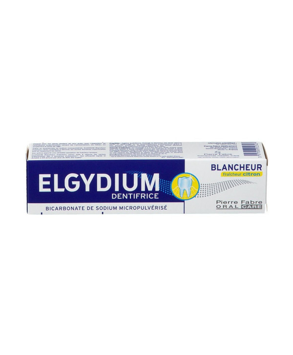 ELGYDIUM DENTIFRICE BLANCHEUR FRAICHEUR CITRON 75 ML