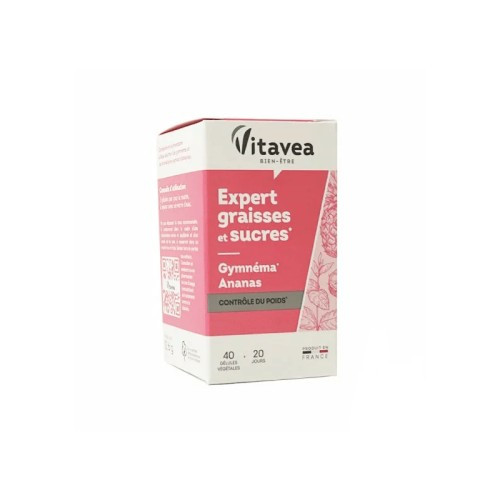 VITAVEA EXPERT GRAISSES ET SUCRES 20 GELULES