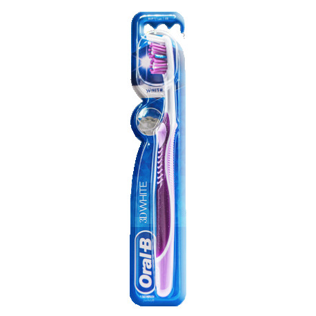 ORAL B BROSSE À DENTS 3D WHITE MEDIUM