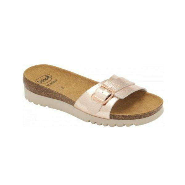 SCHOLL GINNI -Mules Orthopédiques Femme Rose gold