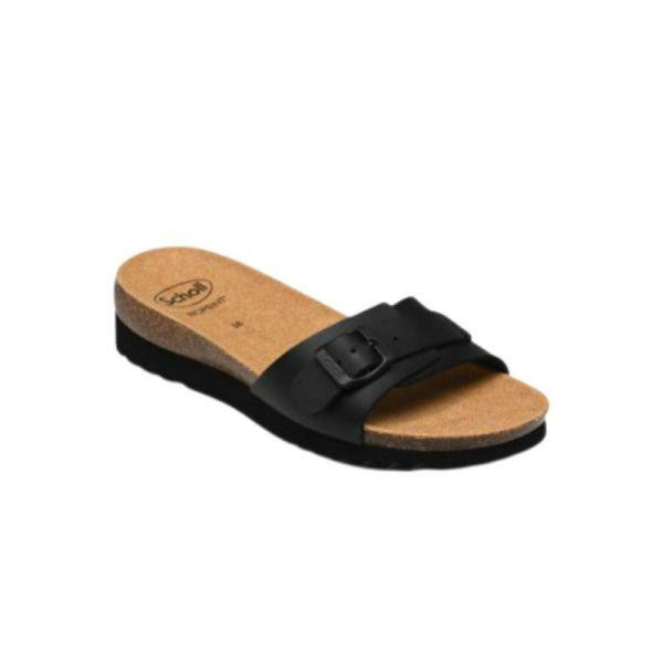 SCHOLL GINNI - Mules Orthopédiques Femme Noir