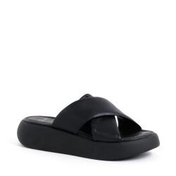 SCHOLL BOCA CROSS 24 - Mules Orthopédiques Femme Noir