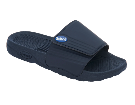SCHOLL NAUTILUS - Mules Orthopédiques Homme Bleu marine