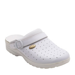SCHOLL CLOG RACY - Sabot Orthopédique Professionnel Blanc
