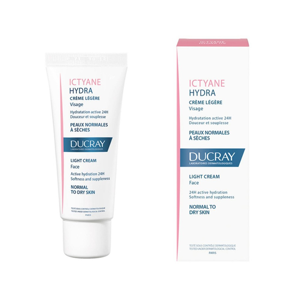 DUCRAY ICTYANE HYDRA CREME LEGERE PEAUX NORMALES ASECHES 40ML