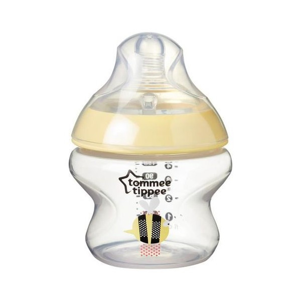 TOMMEE TIPPEE BIBERON 150ML CTN EN JAUNE 0M+ 0M+
