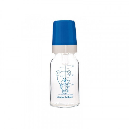 CANPOL BABIES BIBERON VERRE 120ML TETINE SILICONE 3M+