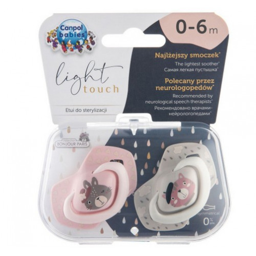 CANPOL BABIES 2 SUCETTES UNIVERSELLES 0-6M BONJOUR PARIS