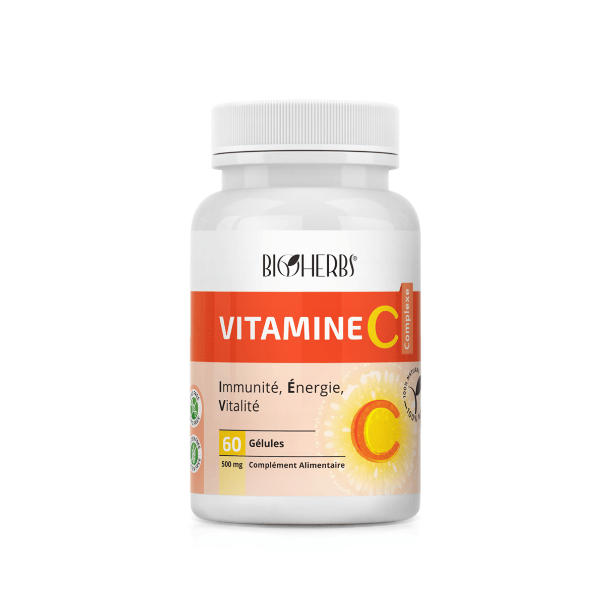 BIOHERBS Vitamine C complexe bt ,60 gélules