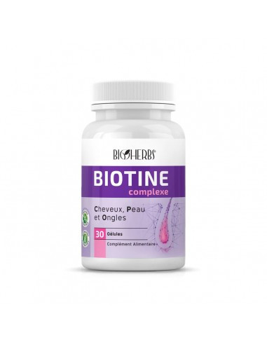 Biotine Complexe 30 gélules Bioherbs