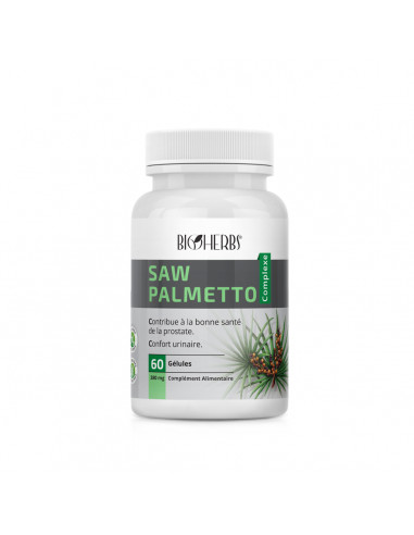 Saw Palmetto Complexe 60 gélules Bioherbs