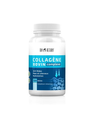 Collagène Bovin Complexe 120 gélules Bioherbs