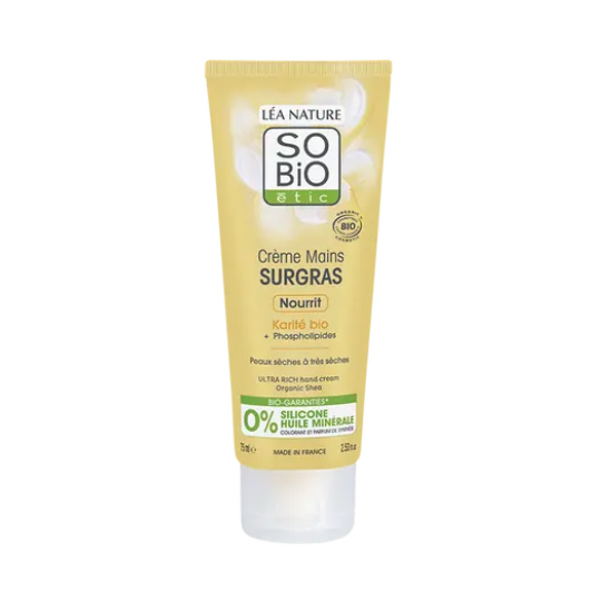 Crème mains surgras Karité Bio