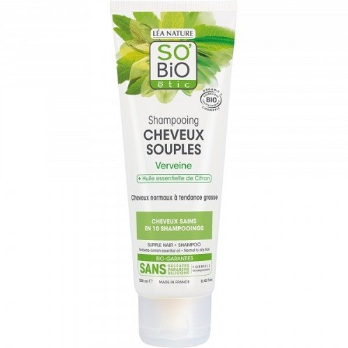 SO BIO SHAMPOOING CHEVEUX SOUPLES VERVEINE 250ML