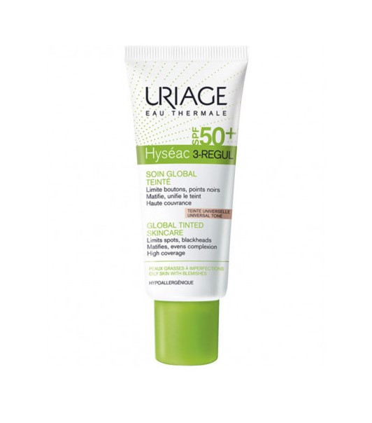 URIAGE HYSEAC 3 REGUL SOIN GLOBAL TEINTE SPF50