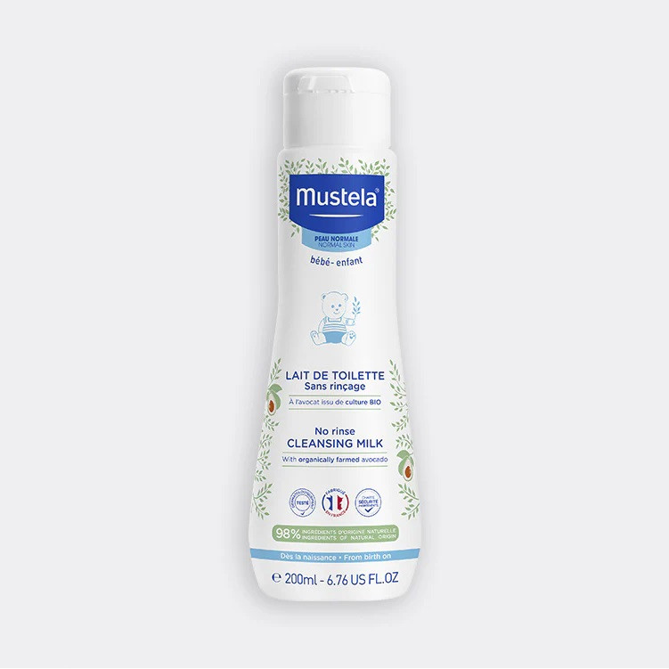 Mustela Lait de Toilette Sans Rinçage 200 ml