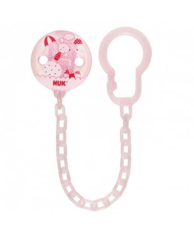 NUK ATTACHE SUCETTE ROSE
