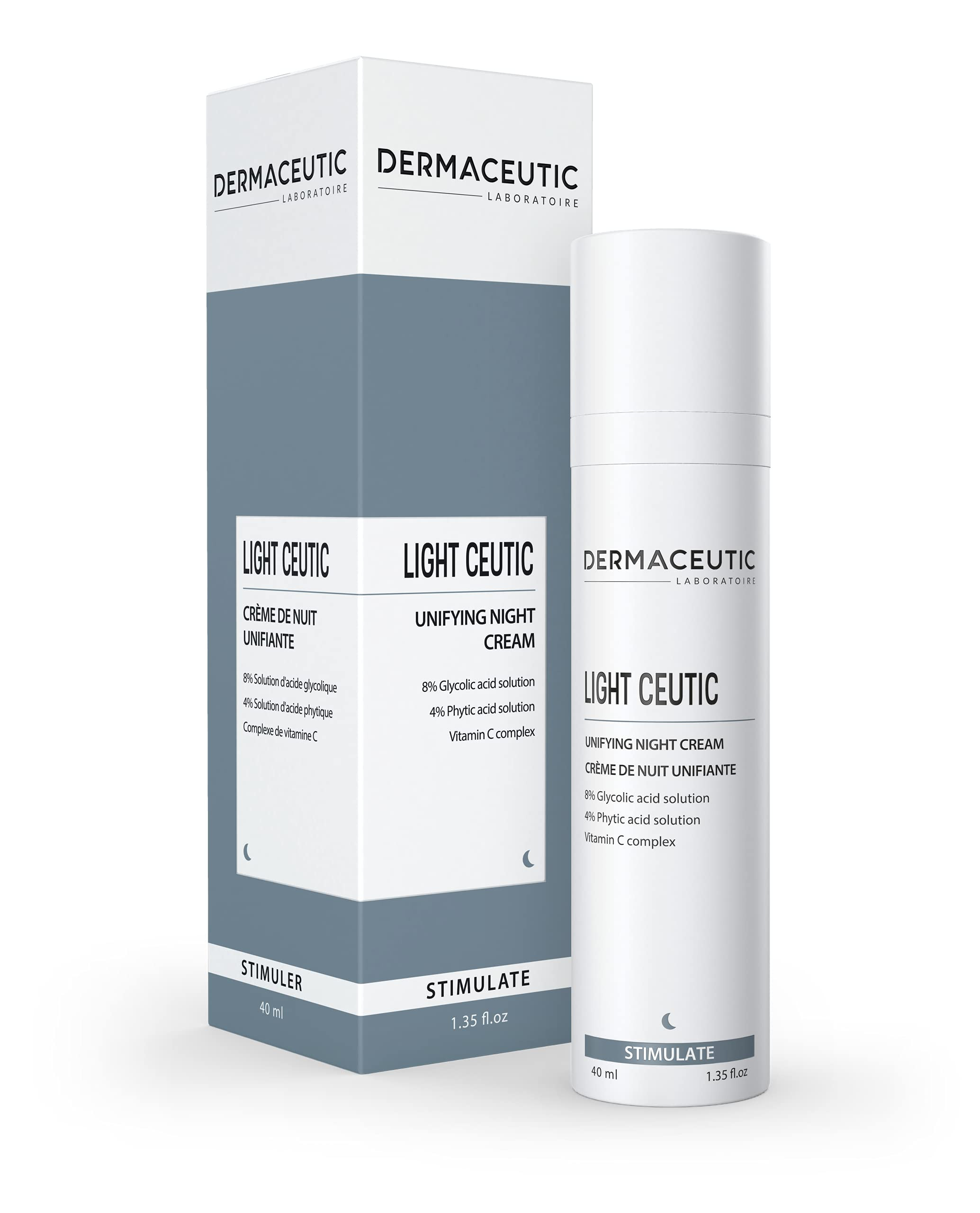 Light Ceutic de Dermaceutic - Crème de nuit unifiante - 40ml