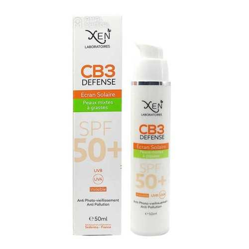 XEN CB3 DEFENCE ECRAN SOLAIRE PEAUX GRASSES / SECHES 50ML