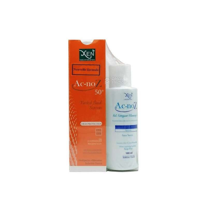 XEN AC-NOZ ECRAN TEINTÉ SPF50+ + AC-NOZ GEL 100 ML OFFERT