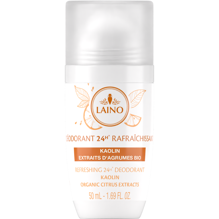 LAINO DEODORANT RAFRAICHISSANT 24H AGRUMES BIO 50ML