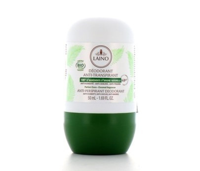 LAINO DEODORANT ANTI TRANSPIRANT 48H COCO BIO ROLL ON 50ML